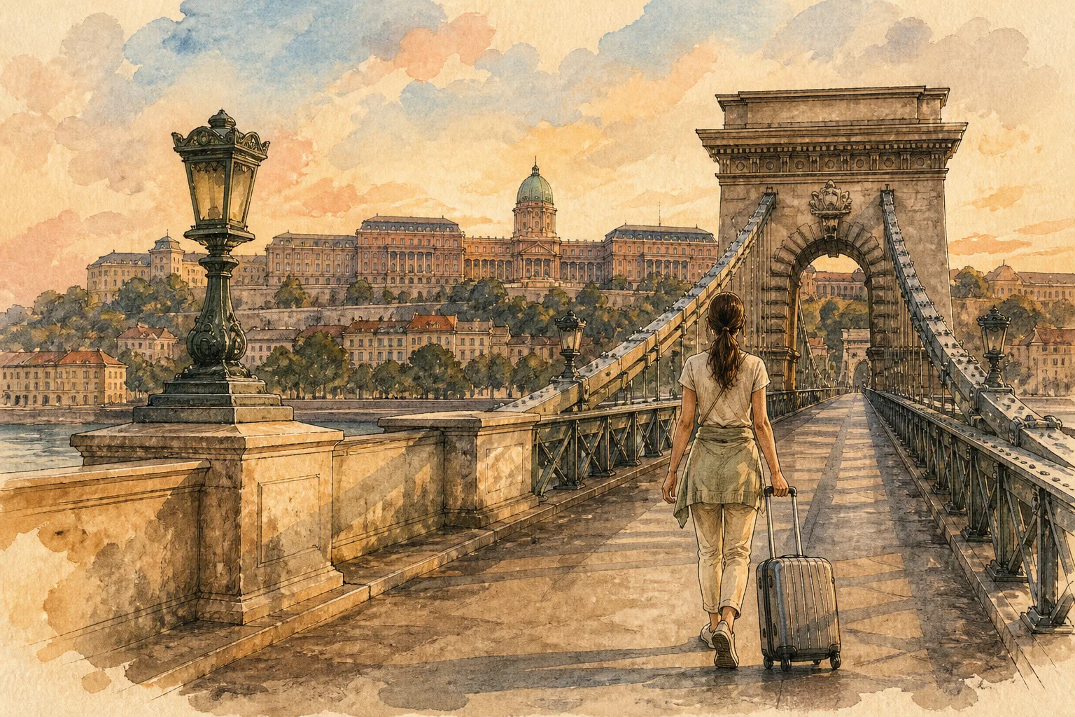 Editorial illustration: One woman in her 20s.