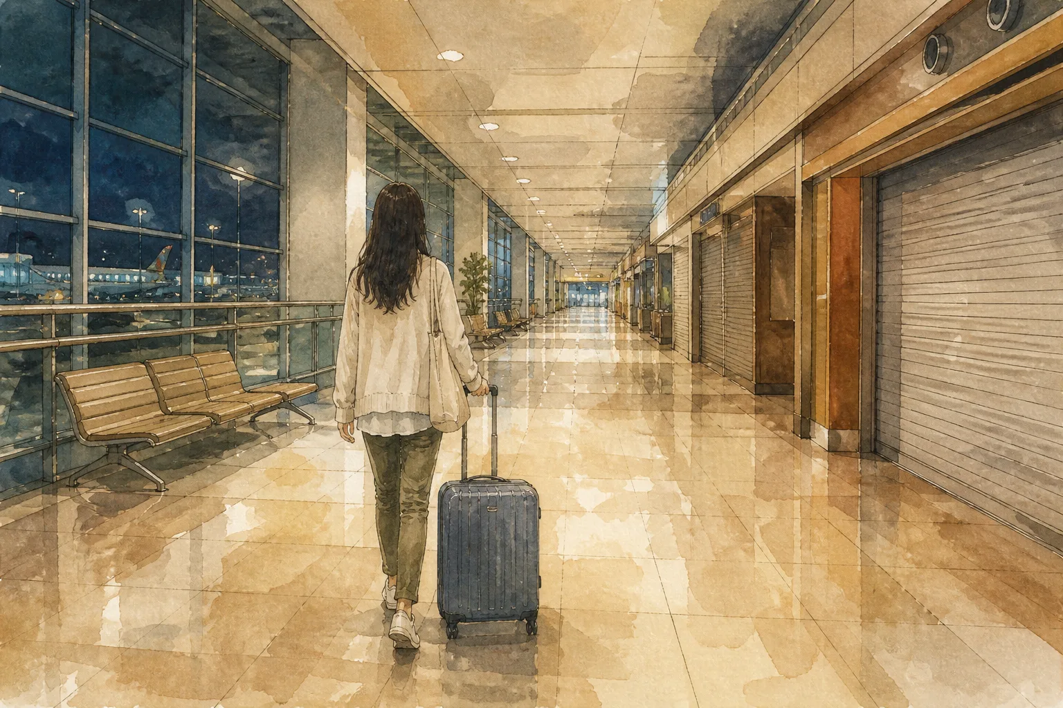 Editorial illustration: A woman in her 20s.